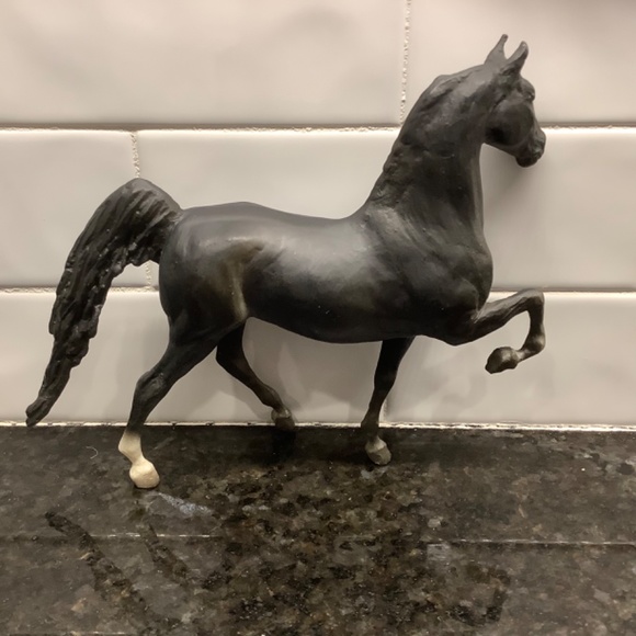 American Saddlebred Black Horse Model No. 1603 Little Bits/Paddock Pal Molds - Picture 2 of 6